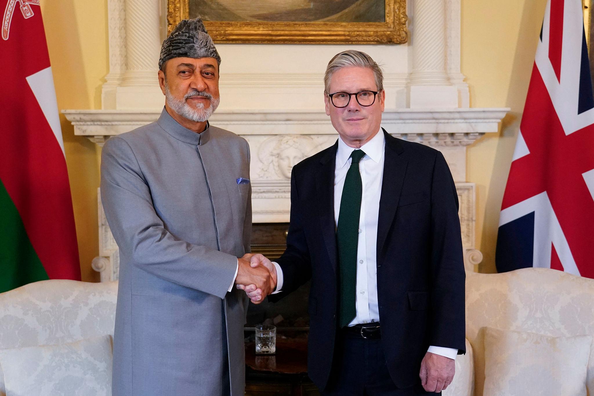 UK Oman diplomacy call Oman Sultan meeting