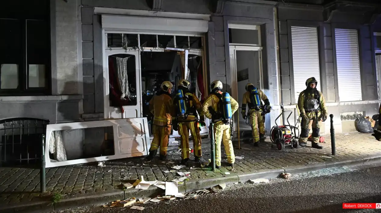 Gas stove explosion injures two
