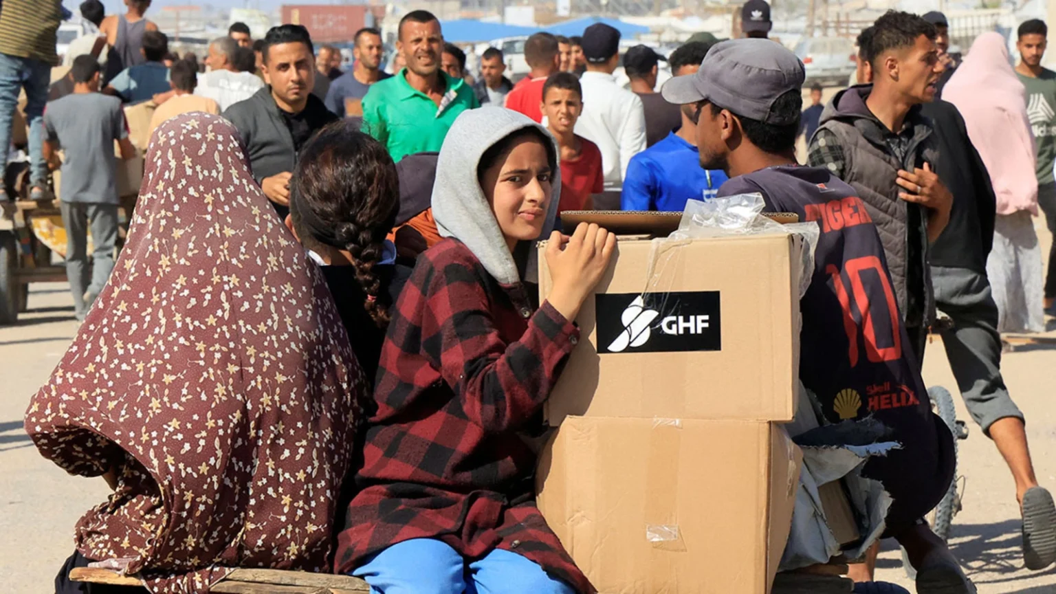Displaced families impacted by Gaza humanitarian situation