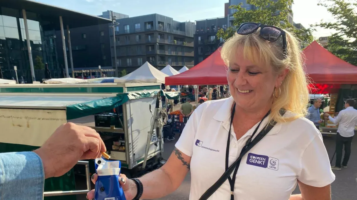 Genk's pocket ashtrays A solution to cigarette littering