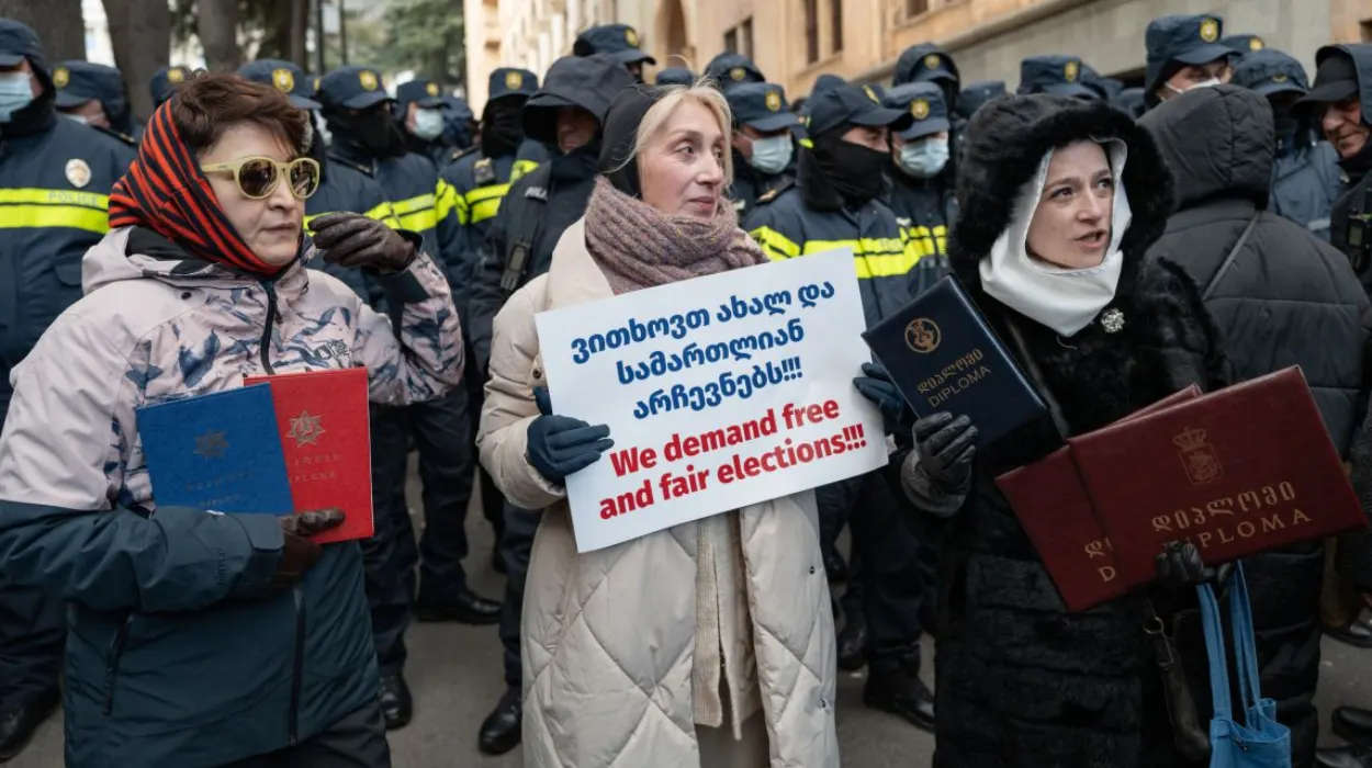 Georgia’s opposition urges the European Union to reject the new government