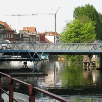 Ghent Krommewal bridge installed with minimal disruptions