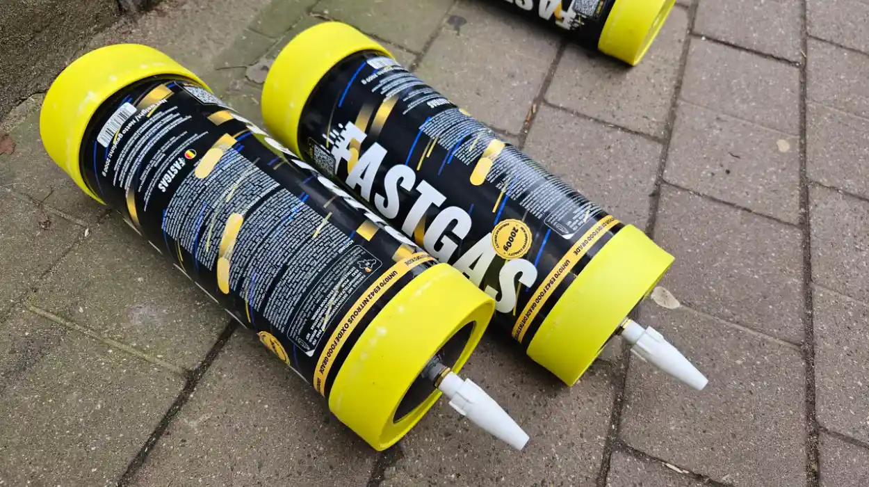 Ghent laughing gas capsule project cuts explosions by 15%