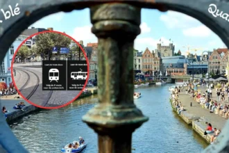 Ghent tests custom traffic signs for Winter Festivities crowds