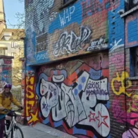 Graffitistraatie in Ghent becomes a bicycle-free street