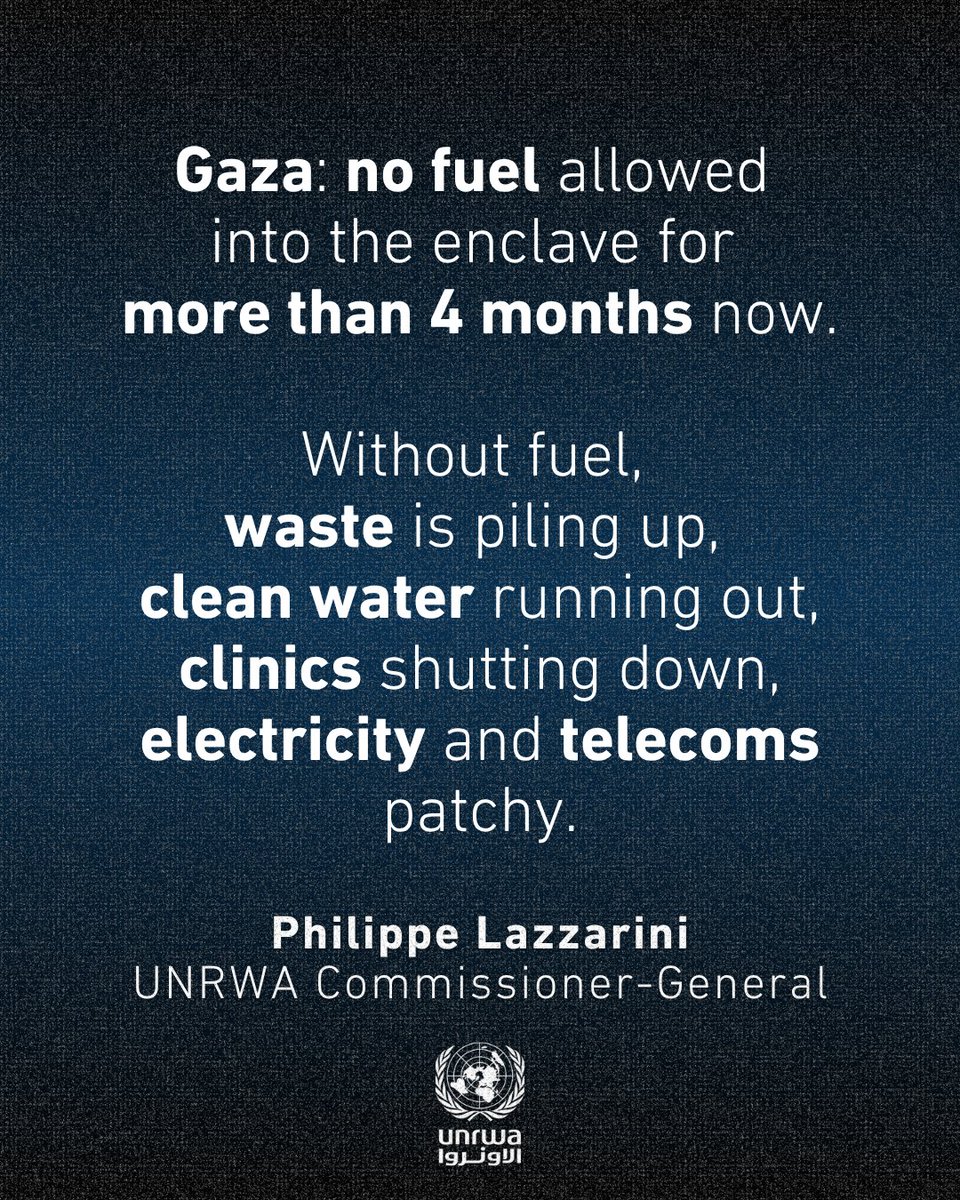 UN chief condemns law blocking UNRWA utility access