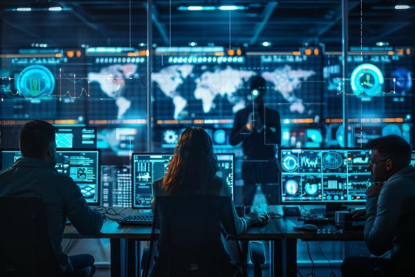Cybersecurity experts monitoring global cybersecurity crisis threats