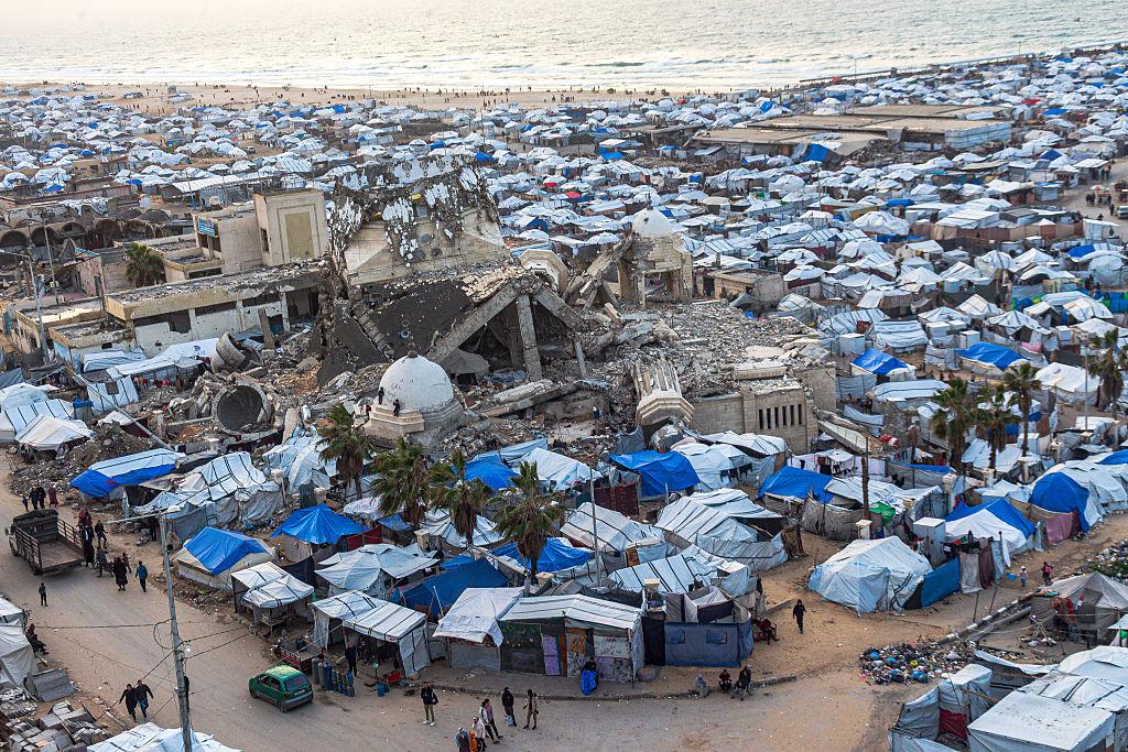 Israeli airstrikes kill 9 in Gaza tent camp damage
