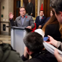 Canada opposition politics reflected in meeting of Conservative MPs