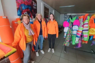 Halle Carnival Group garage sale 33 years of fabrics and costumes