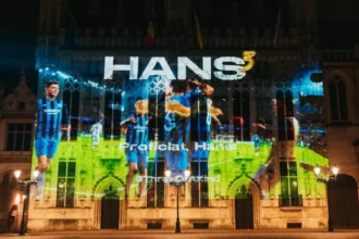 Hans Vanaken celebrates 3rd Golden Shoe with Bruges tribute