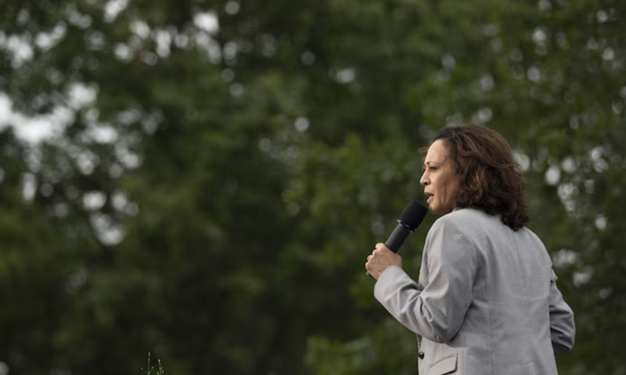 Harris “needed to take decisive action needed on the climate crisis” - claim