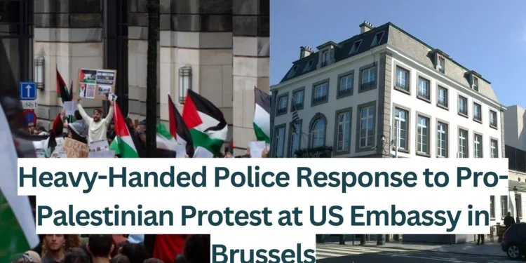 Heavy-Handed-Police-Response-to-Pro-Palestinian-Protest-at-US-Embassy-in-Brussels