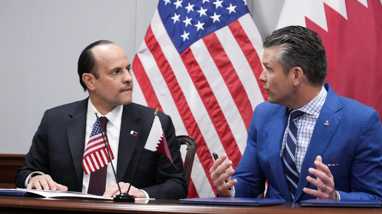 Hegseth announces Qatar will build air force facility at U.S. base in Idaho
