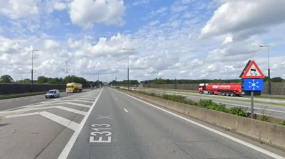Herentals E313 crash kills German family of 3, Traffic chaos
