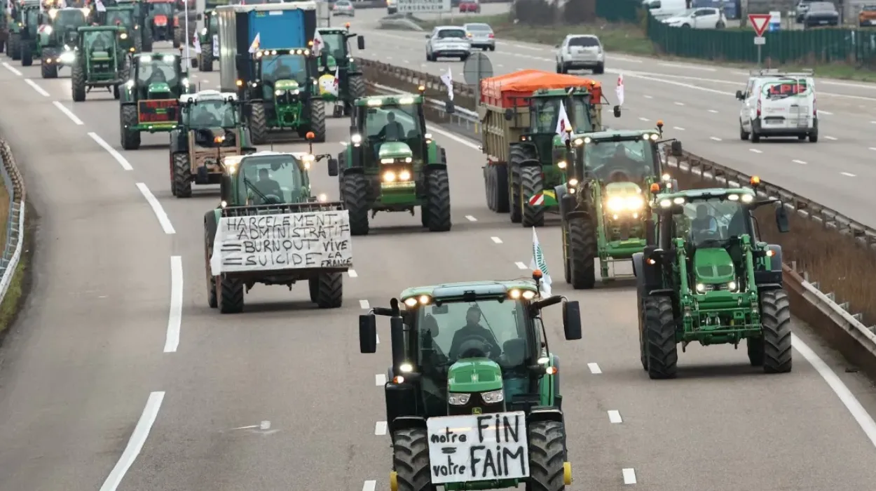 History of French Farmers' Protest Movements