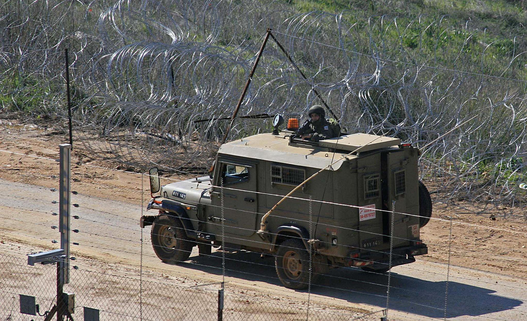 Security zone landscape in southern Lebanon highlighting Lebanon border tensions