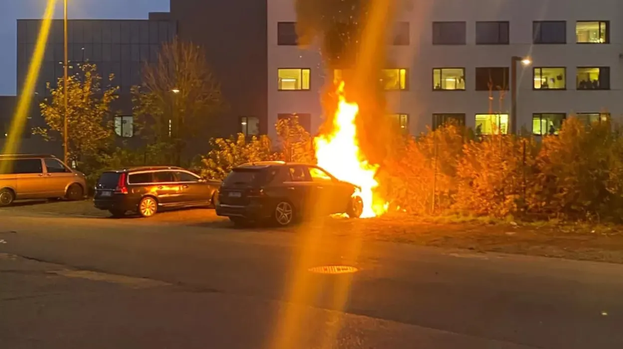 Hybrid car fire at AZ Damian Hospital in Ostend leaves no injuries