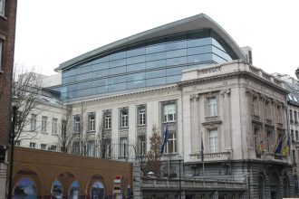 Brussels Parliament pay indexation freeze announced at the regional parliament building in Brussels, Belgium.