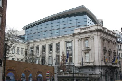 Brussels Parliament pay indexation freeze announced at the regional parliament building in Brussels, Belgium.