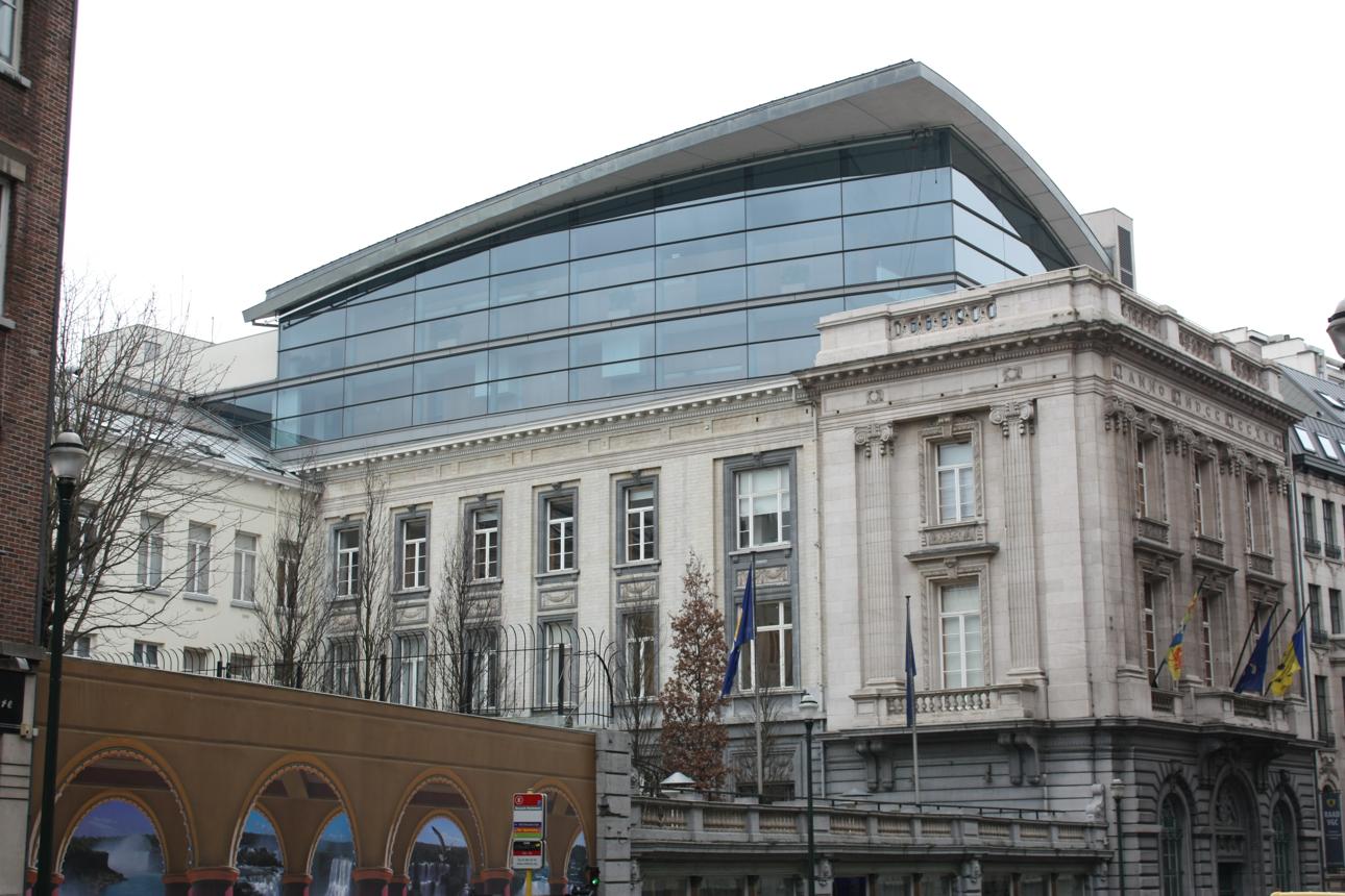 Brussels Parliament pay indexation freeze announced at the regional parliament building in Brussels, Belgium.