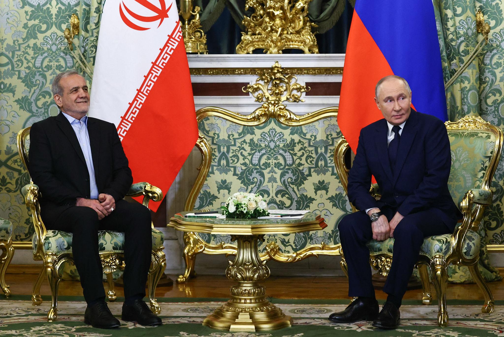 Iran Russia alliance news Kremlin Moscow political talks 2026