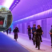 Infrabel installs new bicycle & pedestrian tunnel in Bilzen-Hoeselt
