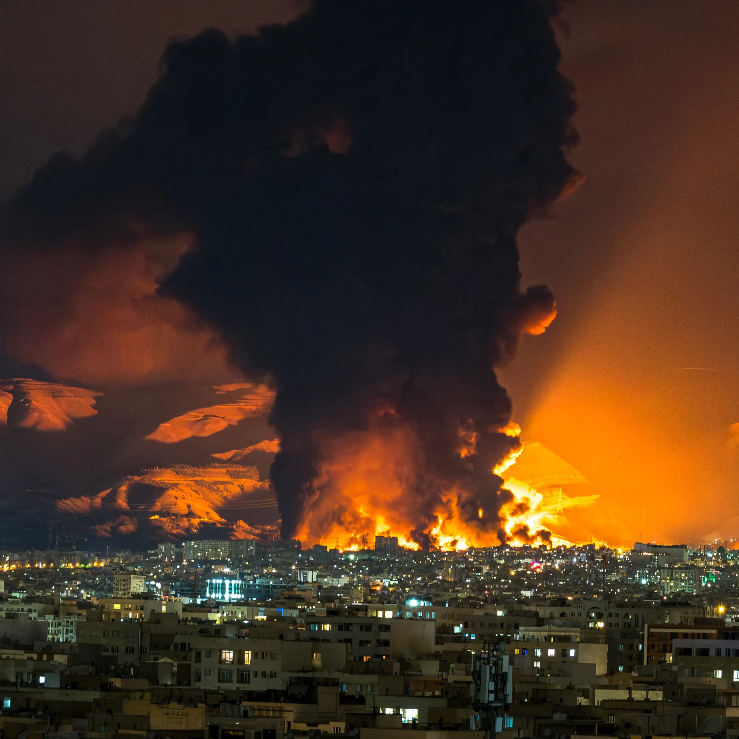 energy supply disruption risk as oil facility faces potential threat in Middle East conflict