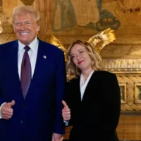 Italian PM Meloni meets Trump at his Mar-a-Lago resort
