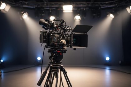 Camera operator at work as French television colleagues remember Auguste Ossieux