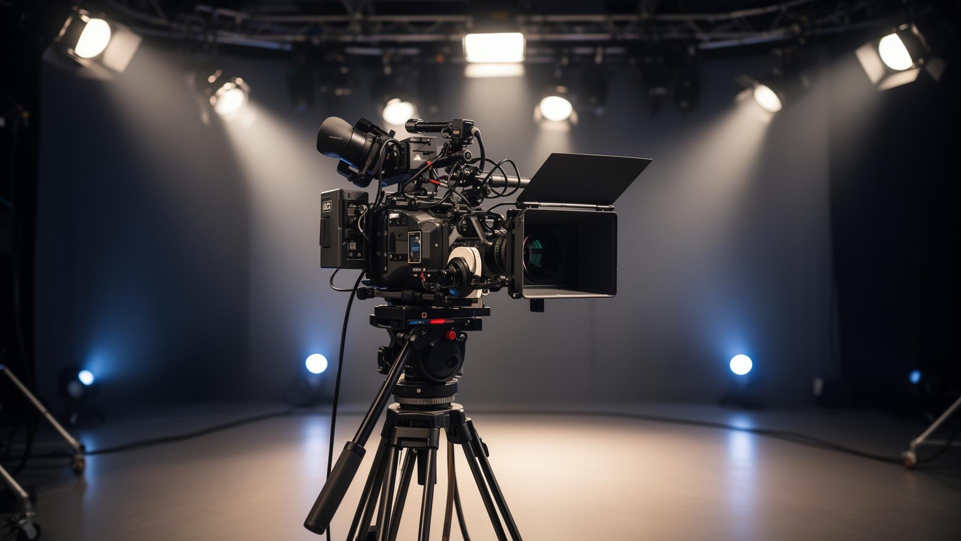 Camera operator at work as French television colleagues remember Auguste Ossieux
