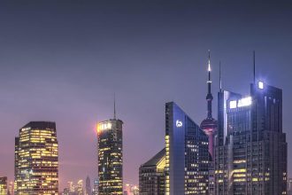 Asian export economy risk reflected in Singapore skyline trade outlook 2026