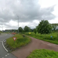 Jabbeke upgrades E40 roundabout to fix black spot risk 18