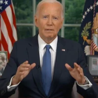 Joe Biden passes the torch letting freedom ring