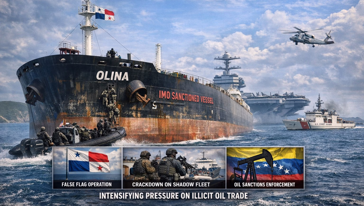 US seizes oil tanker during Coast Guard inspection