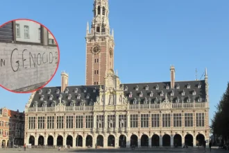 KU Leuven activist fined €900 for graffiti, 1 Guilty, 4 acquitted