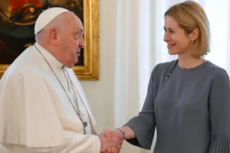 Kaja Kallas meets Pope Francis to discuss Ukraine peace