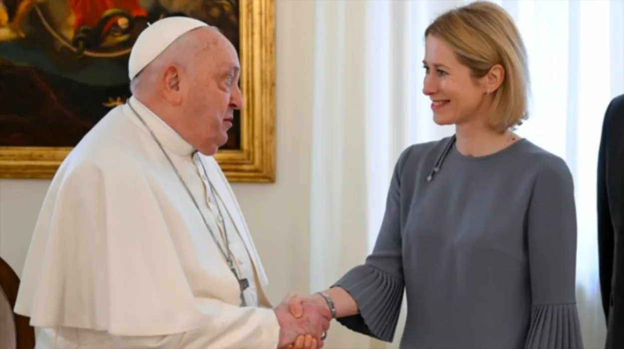 Kaja Kallas meets Pope Francis to discuss Ukraine peace