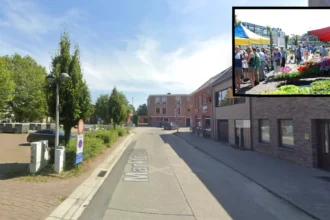 Kapelle-op-den-Bos market disrupted by nearby construction