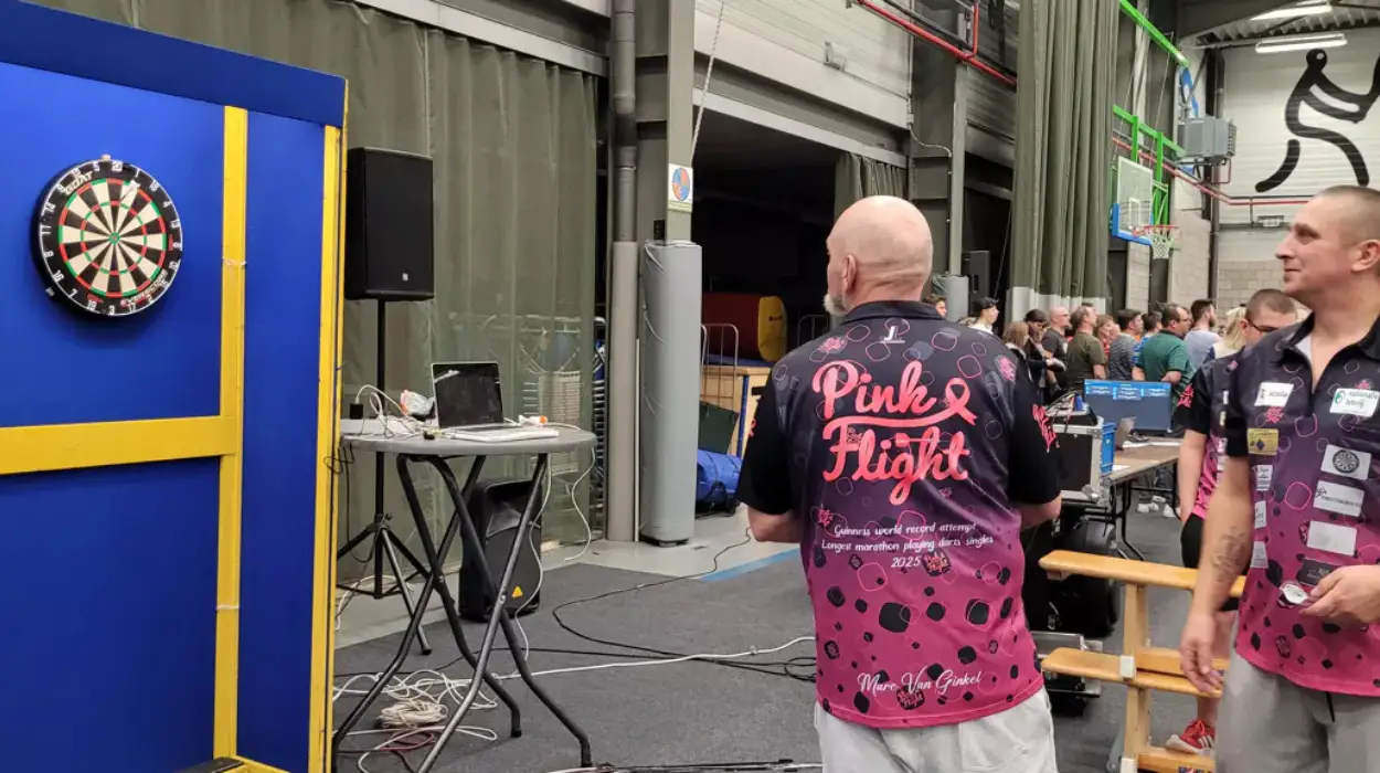 Kevin Orban & Marc Van Ginkel set darts record in Brecht