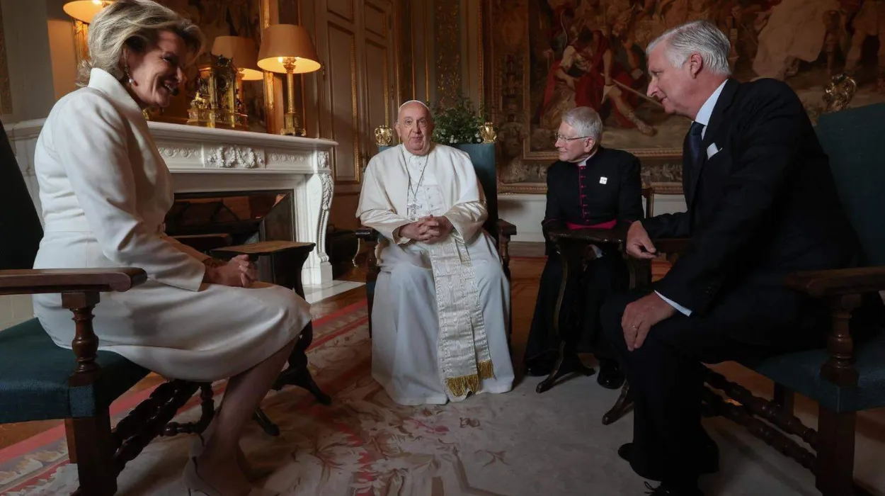 King Philippe and Queen Mathilde honour Pope Francis  