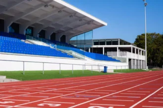 Knokke-Heist athletics track renovation €650,000 upgrade with Julien Vanparys' support