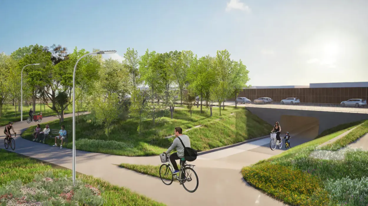 Kontich N171 bike tunnel construction begins February 2025