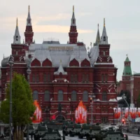 Kremlin slams Ukraine drone strikes before Victory Day