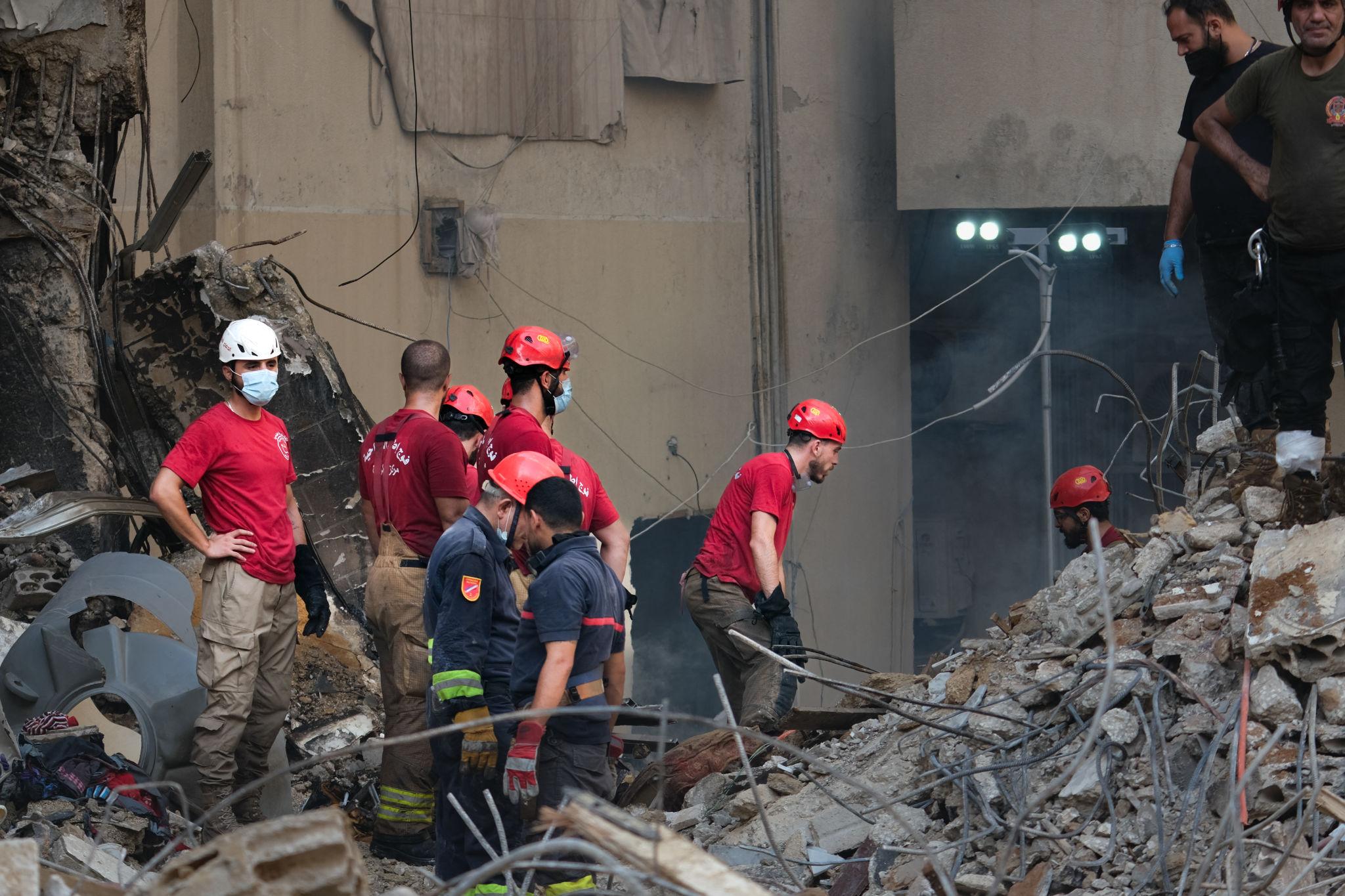 Building damage after Lebanon airstrikes in southern Lebanon