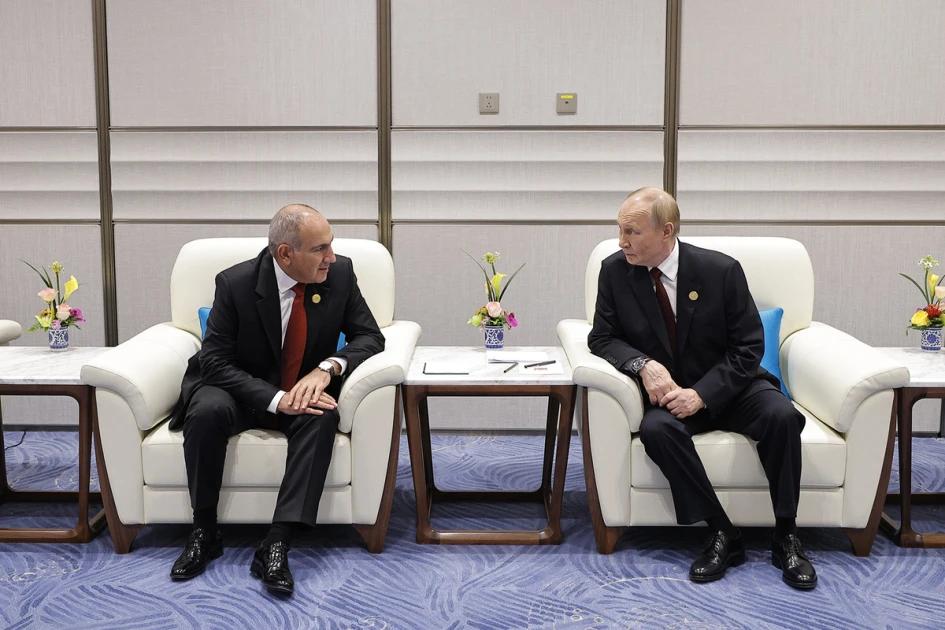 Pashinyan Putin meeting discussing Armenian export restrictions