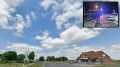Ledegem driver flees after crash, found 2 km away in cornfield