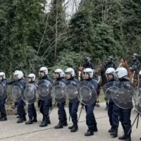Leopoldsburg riot drill 100+ trainee cops train for chaos