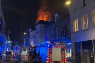 Leuven Diestsestraat roof fire No malicious intent found