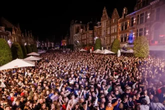 Leuven's student night Police report calm amid Pope's visit delay